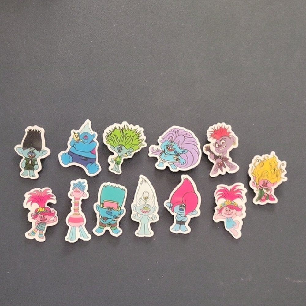 Trolls Character Pin Set - 12